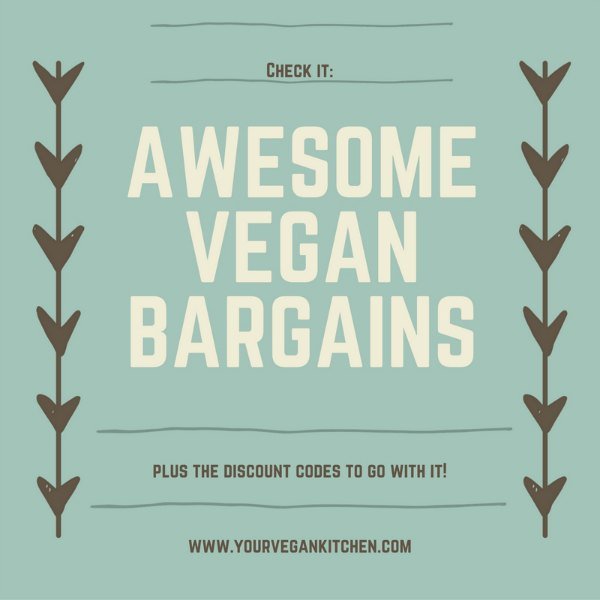Vegan Coupons and Discounts - Discover New Brands | Your Vegan Kitchen